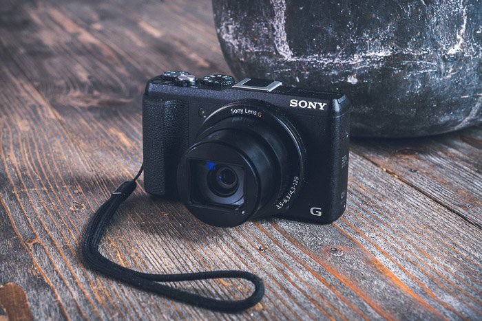 A compact Sony camera